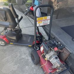 Pressure Washer & Electric Mobile Wheelchair 