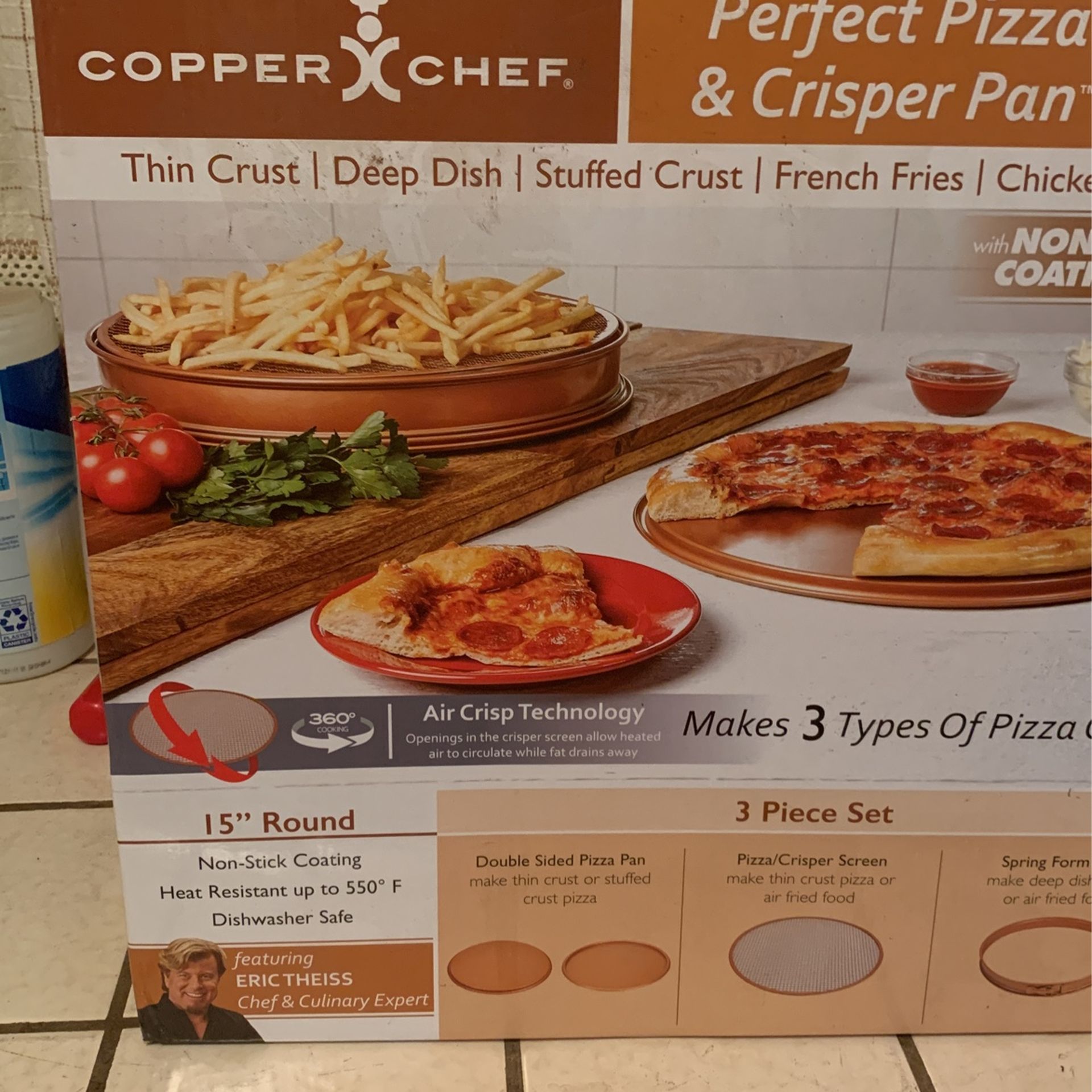 Copperchef Perfect Pizza & Crisper Pan