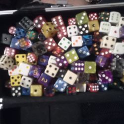 Multiple Dice Some Are Old Dice From las vegas