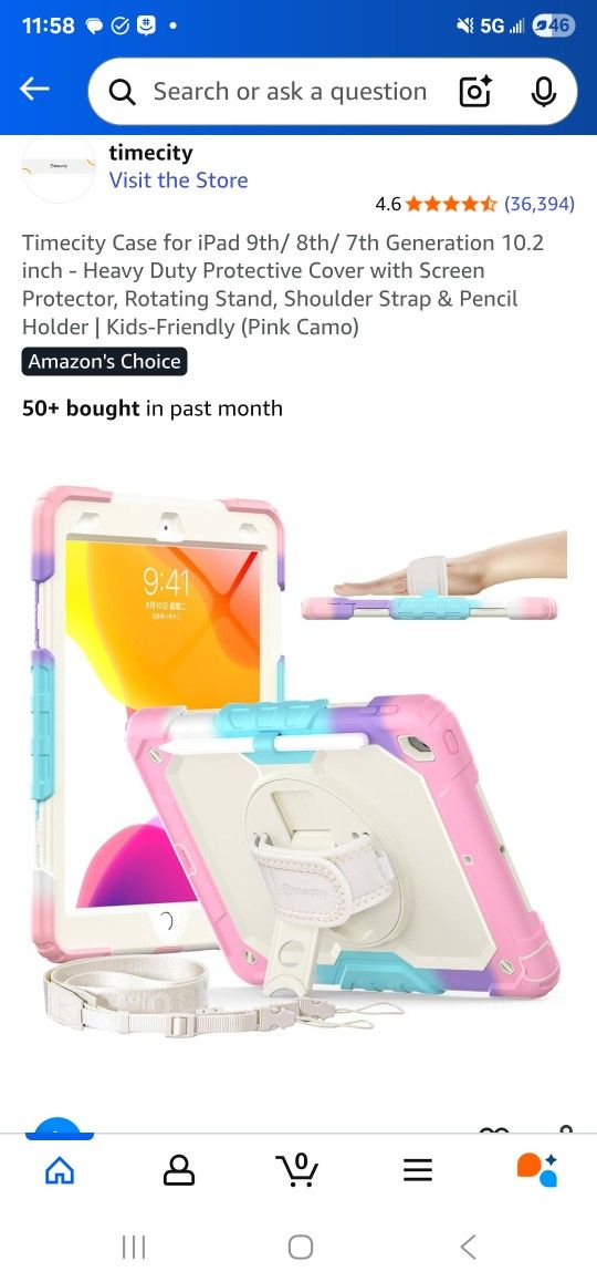 Brand NEW Timecity iPad Case - Pink Camo