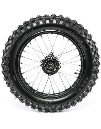 Rear Wheel Tire and Rim Inner Tube with 15mm Bearing Assembly For Dirt Pit Bike