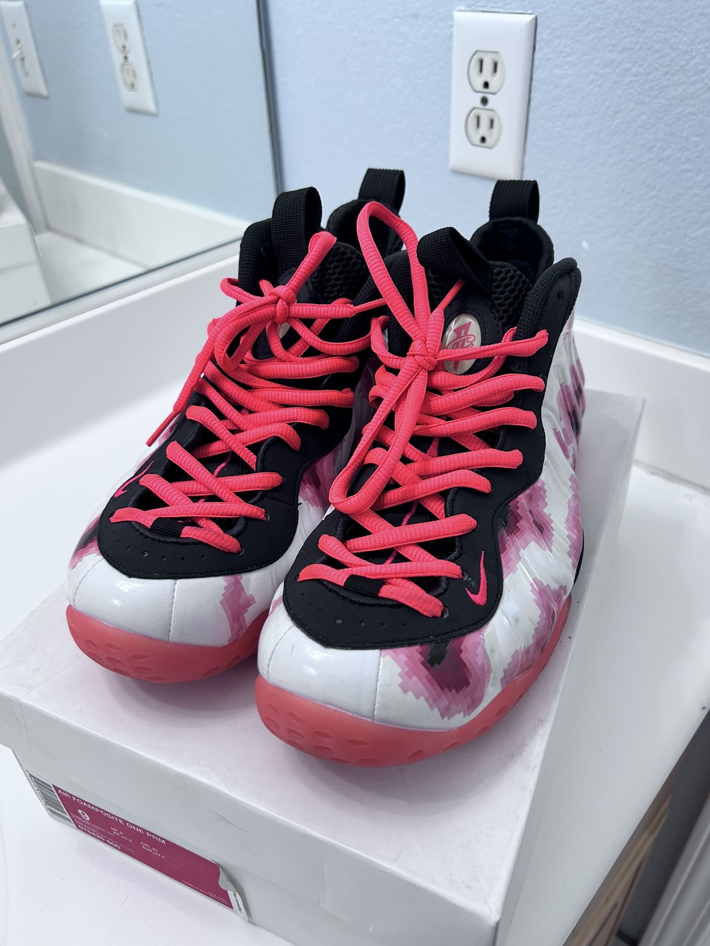 Nike Air Foamposite One Thermal Map