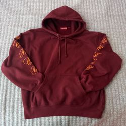 Supreme “Grace & Mercy” Hoodie – Burgundy Size Medium (Rare Back Patch)