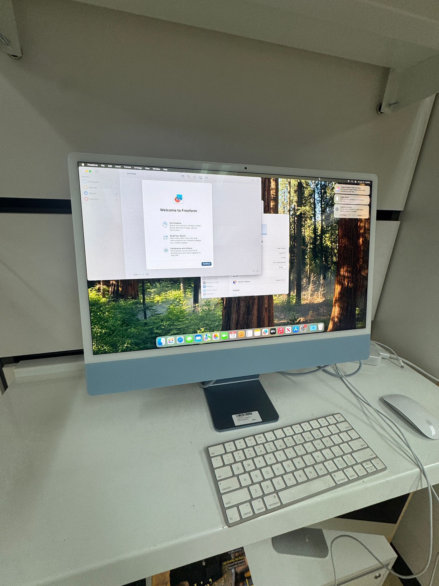 iMac M1 16 GB RAM Blue