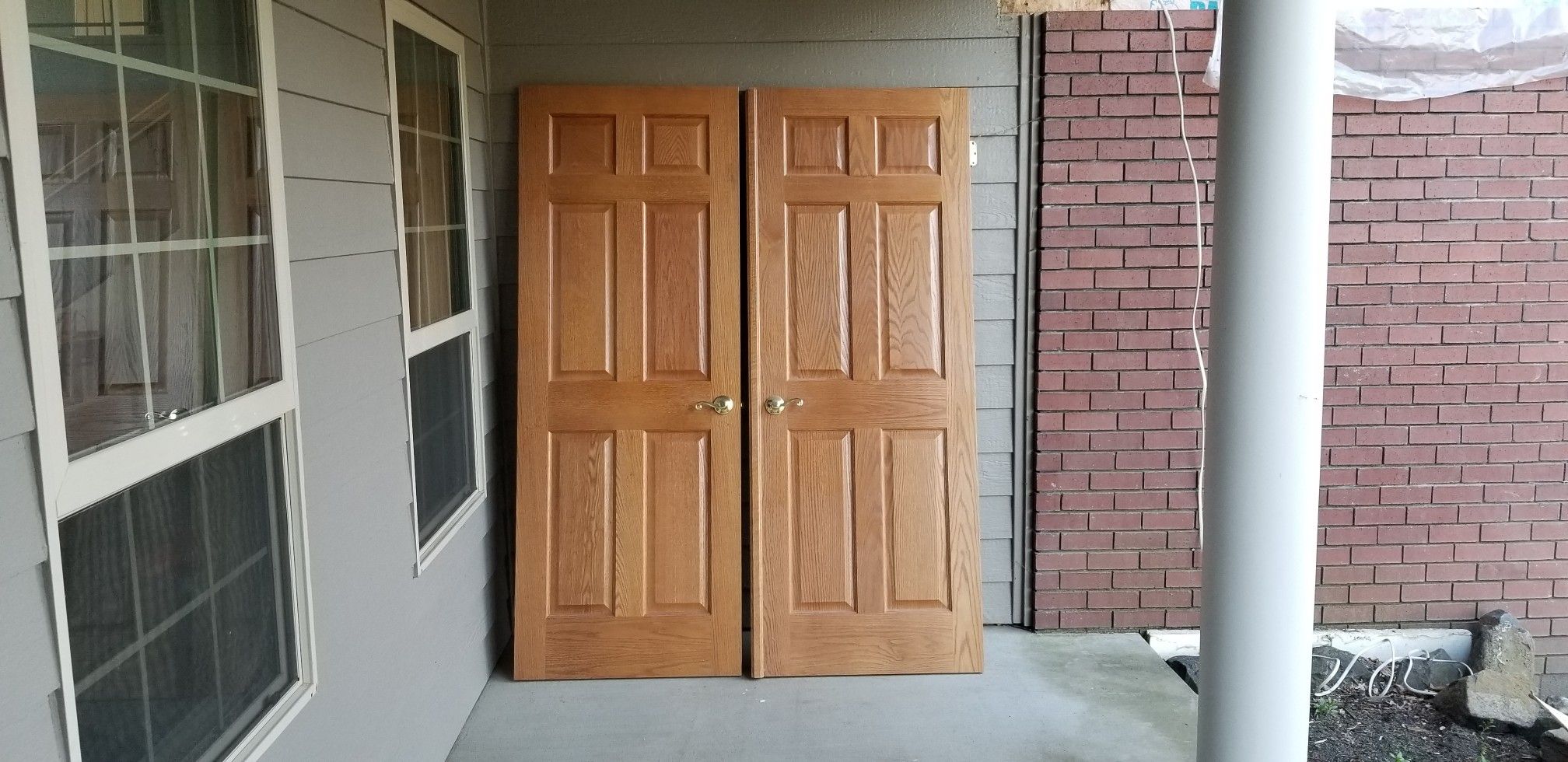 Solid Wood Double Door - Interior - FREE