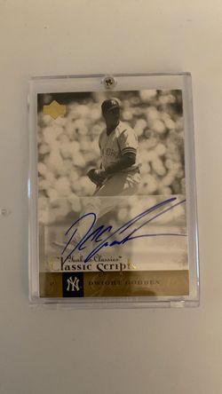 Dwight Gooden Upper Deck Yankees Classics Autograph Card
