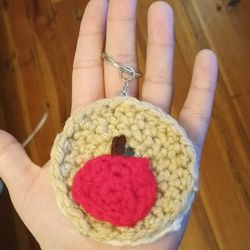 Apple Cookie Keychain 