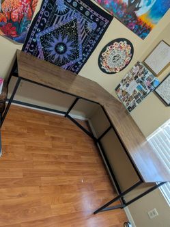 Corner office desk