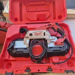 Milwaukee Electric Band Saw  Perfet Work Conditions 