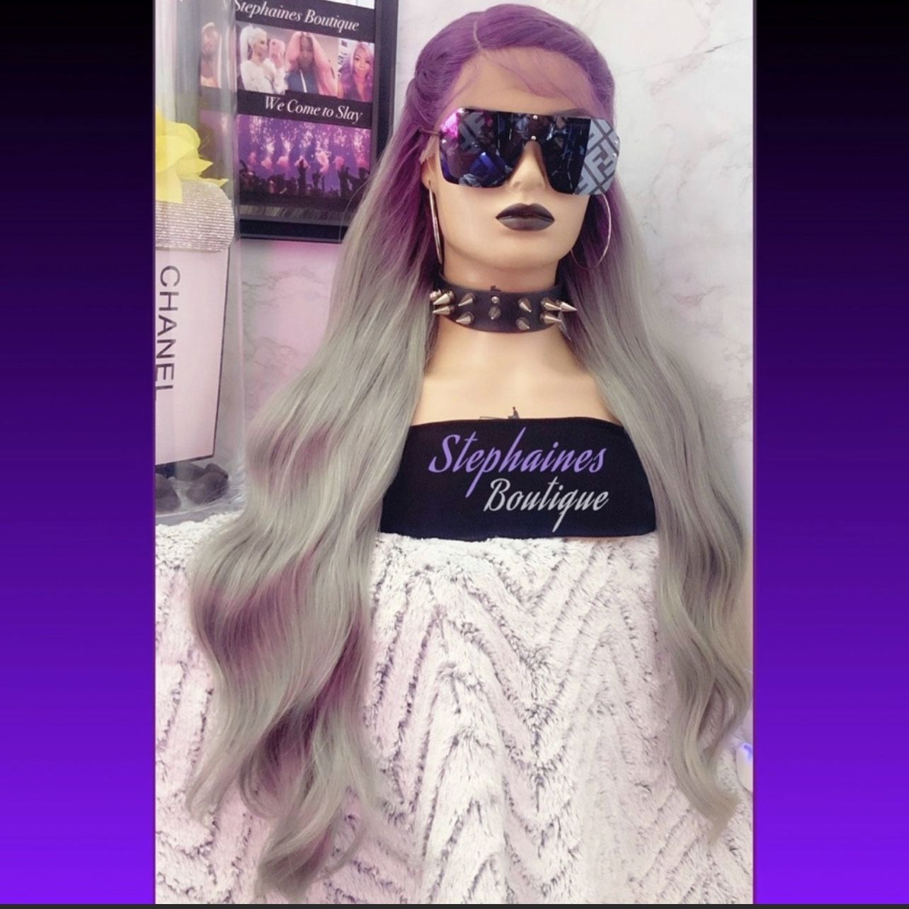 Human Hair Blended Lace Front Wig