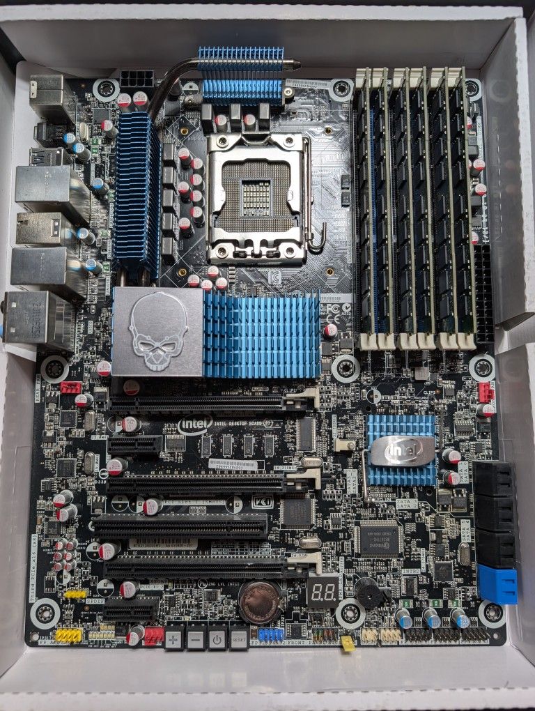 Intel DX58SO2 + 24GB Crucial DDR3 (Bundle) – $50