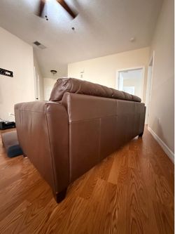 Sofa bed leather
