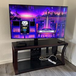 TV Stand with Rotating  TV Mount