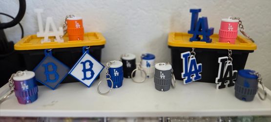 Dodger cooler keychains