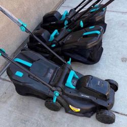 Electric Lawn Mower with Brushless Motor, 20V 13.1 inch Cordless Lawn Mower with 5-Position Cutting Height Adj