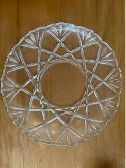 Mikasa Hampshire crystal serving platter