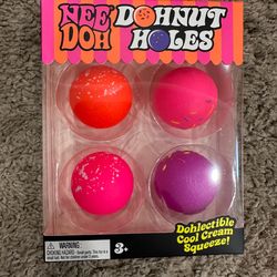 NeeDoh Dohnut Hole 4-Pack – Brand New and Sealed – Hard to Find