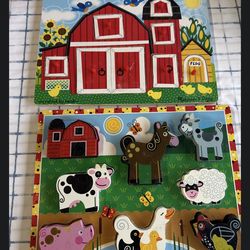 Toddler & Preschooler Mega-Bundle: Melissa & Doug Wooden Puzzles + 10-Book Learning Library