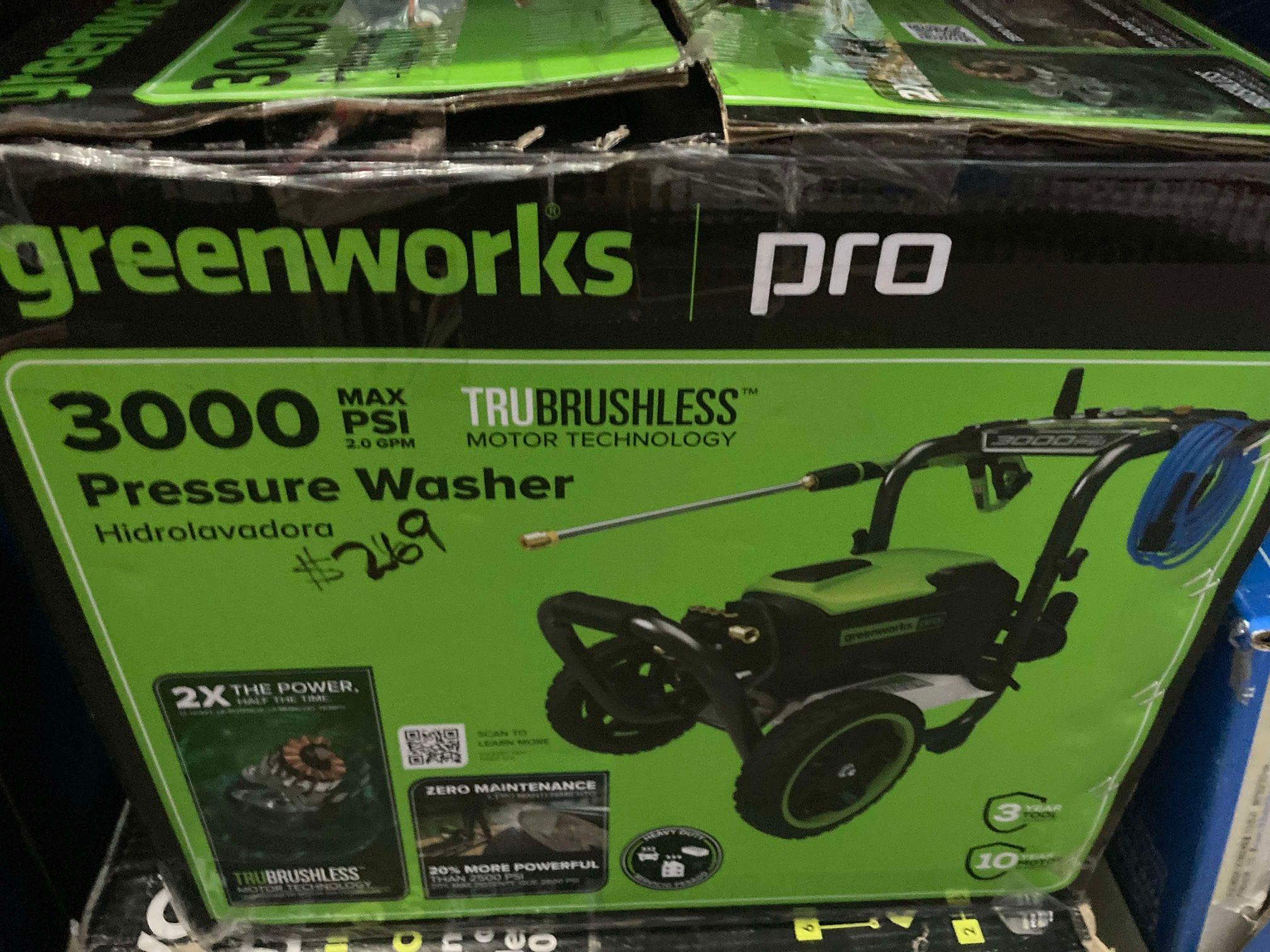 Greenworks 3000psi Pressure Washer