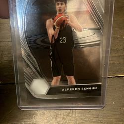 Alperen Sengun signed rookie card 