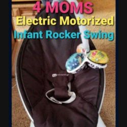 4 MOMs MamaRoo Electric Infant Baby Rocker Swing Sleeper + Sounds & Motions
