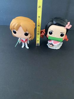 Sword Art Online Asuna Funko Pop and Funko Pop Demon Slayer Nezuko