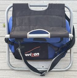 Chair with Carrying Strap and Cooler
