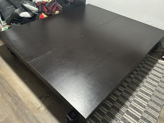 Espresso, Wood Loft Platform Bed
