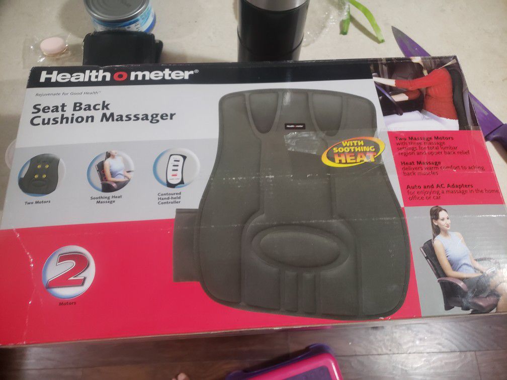 Health O Meter HM8553 Half Back Cushion Massager with Two Motors