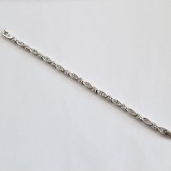 Bracelet With Foilback Stones 