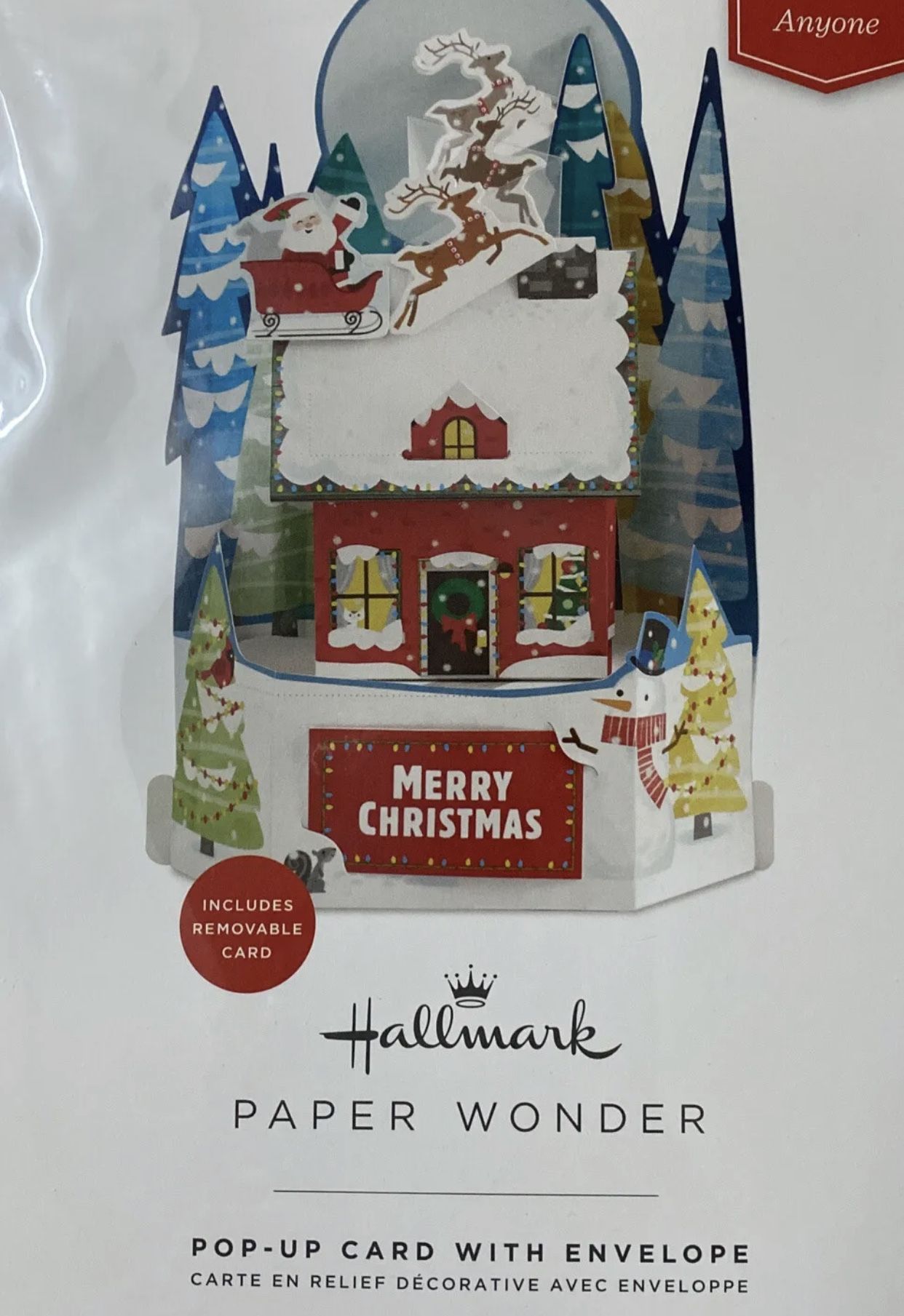 Christmas Cards  By Hallmark-  Pop- Up Card