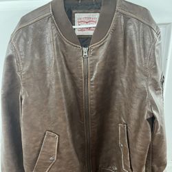 Levis Leather Jacket Original Price $250