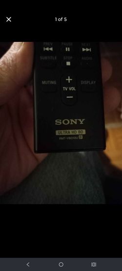 Sony Ultra HD Blu-ray Remote RMT-VB310U
