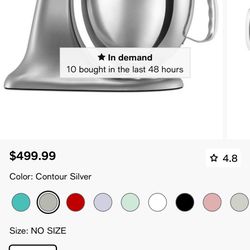 Brand New Kitchen Aid Mixer Un Opened Box 