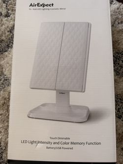 Tri-fold LED Lighting Cosmetic Mirror