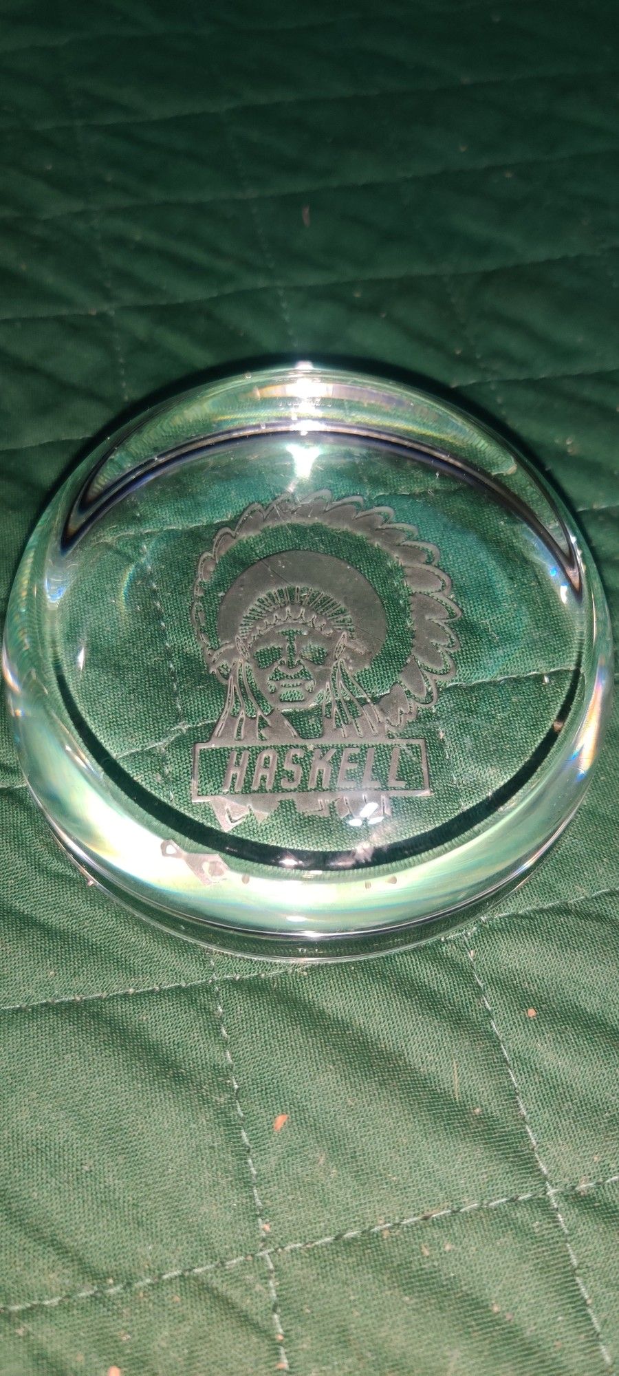 Haskell Glass Paperweight