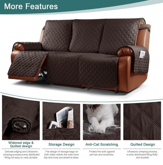 Waterproof Recliner Sofa Cover Couch Covers Piece Washable