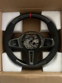 BMW G Series Carbon Fiber Steering Wheel
