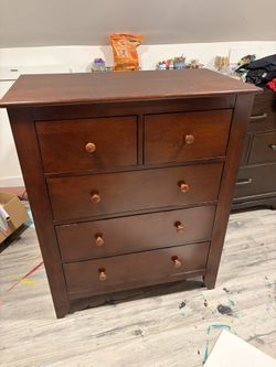 Pali Salerno Dresser Set - 5-Drawer & Double Dresser - Solid Wood