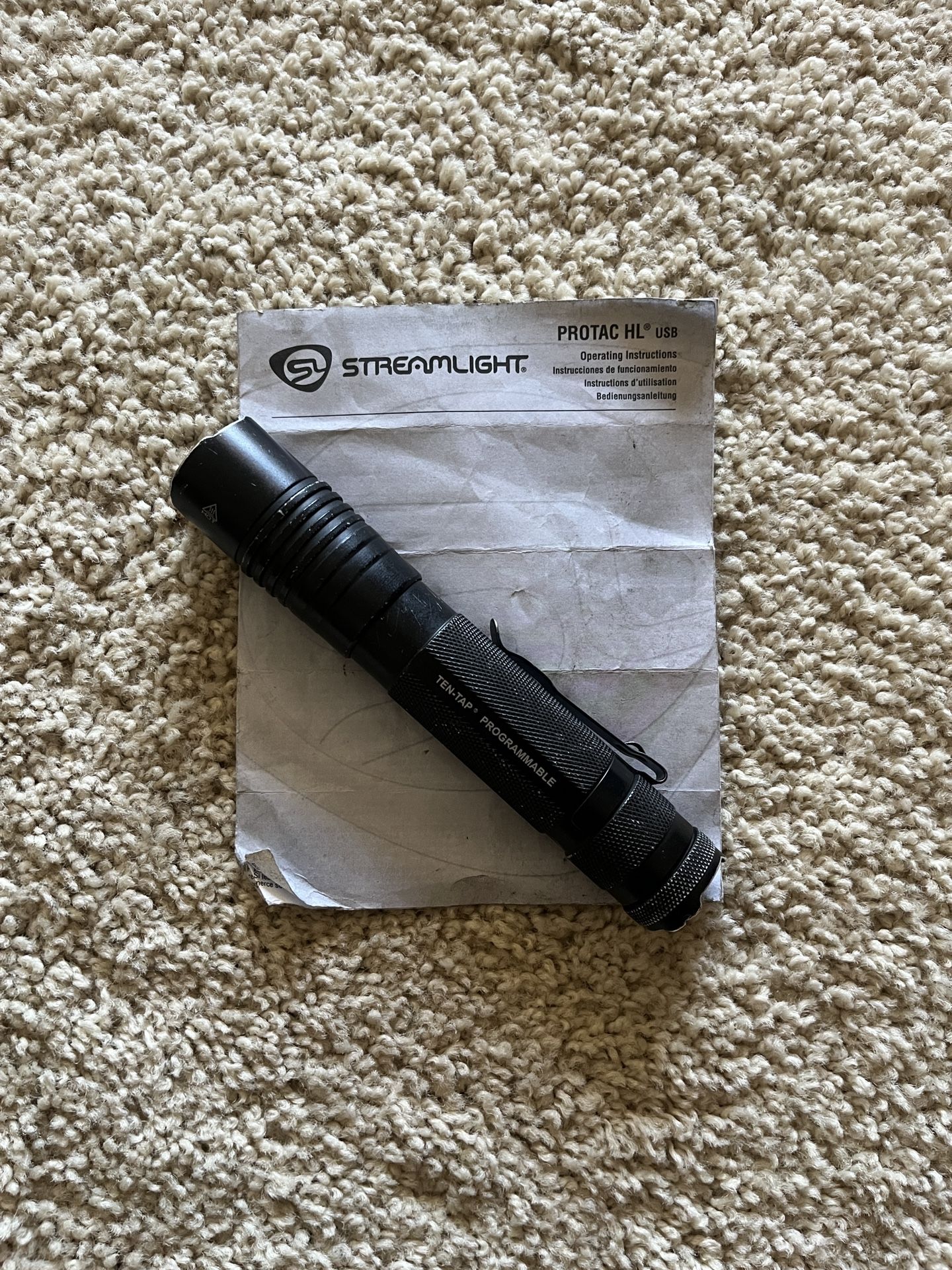Streamlight Protac HL Flashlight 1000 Lumen Ten-Tap