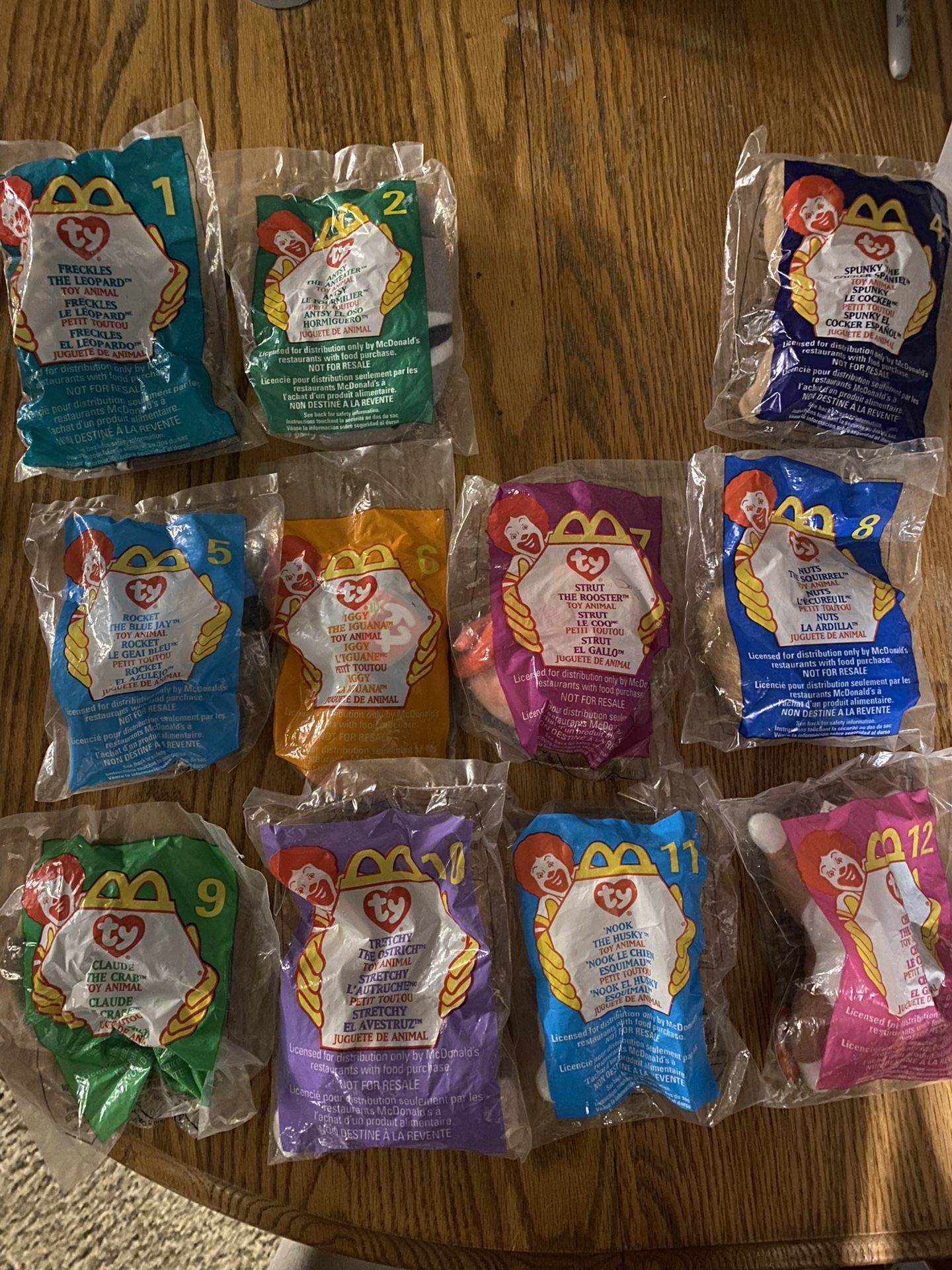 McDonald’s TY Beanie Babies 1999