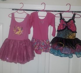 Girls dance wear size 7/8 lot