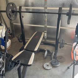 Weight Set & Adjustable Bench