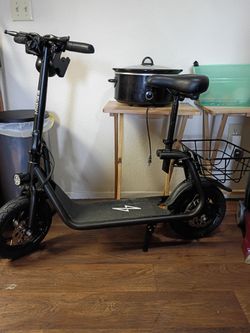 Electric Bike Phantom model  Adjustable Seat With Basket