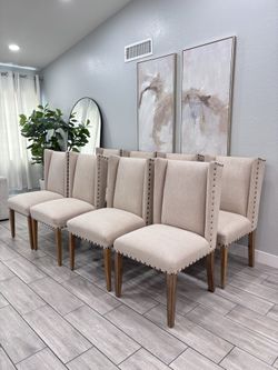 8 Upholstered Chairs