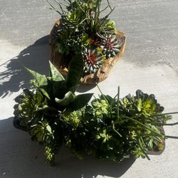 Centerpiece Fake Plant Set