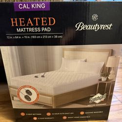 Brand New Beautyrest Cal King Heated Mattress Pad