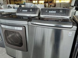 LG washer and dryer set with warranty