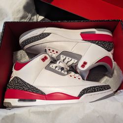 Jordan 3 Fire Red