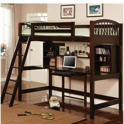 Bunk bed with desk!!